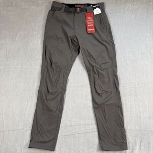 ATG by Wrangler Men's Convertible Trail Jogger Comfort Pants 30x30 Grey NWT